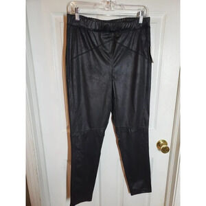 Free People Vegan Suede Skinny Pant Women's Size L.